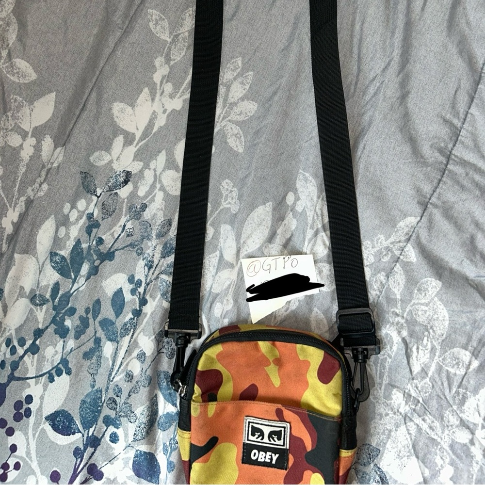 Obey cross body bag